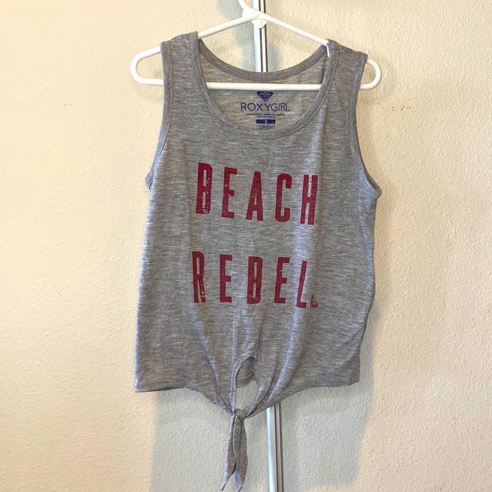 Girls Tank top, Brand: Roxy, Size: 8 girls, Color: Gray
